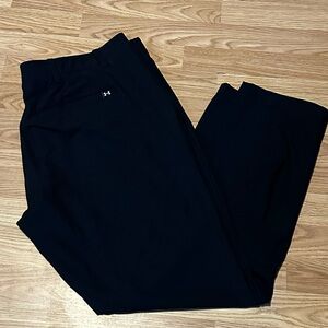 Under Armour Men's Classic Black Golf Pants w/ HeatGear - Size 42/32